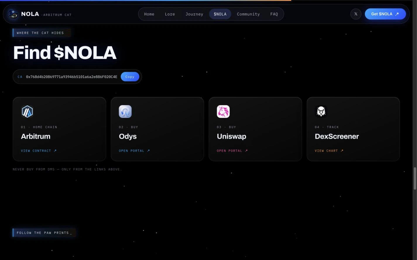 Find NOLA on desktop: contract copy control and four labelled external destinations